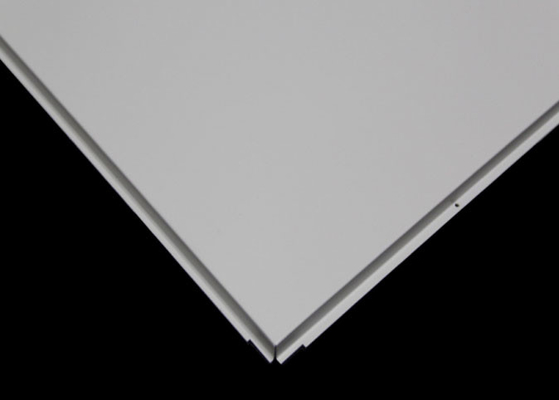 Perforiertes Aluminiumф1.8 verschob Lage in Decken-Fliesen-Weiß 600 x 600mm