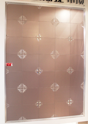 300mm x 300mm verzierende künstlerische Decke, kommerzielle metallische Decken-Fliese für Badezimmer