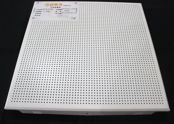 Schallschutz, akustische quadratische Deckenplatten zum Einclipsen, 600 x 600 Deckenplatten
