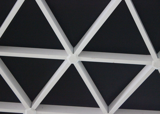 Verdrängte Dreieck-Handelsdecken-Fliesen, verschiebendes Decken-Aluminiumgitter