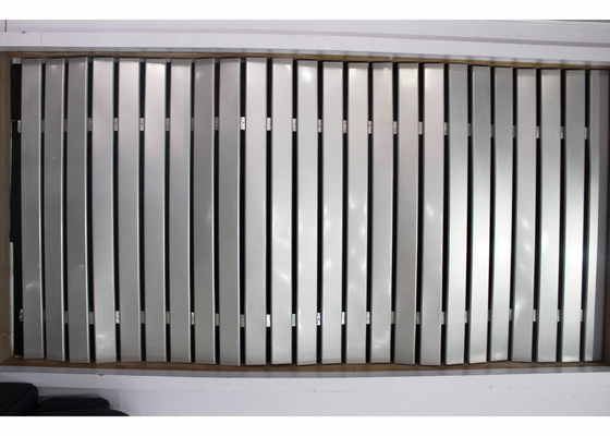 Europäischer Standard des silbernen Dekoration Aluminiumsonnenblende-Systems, Streifen-Sonnenschutz-Platte