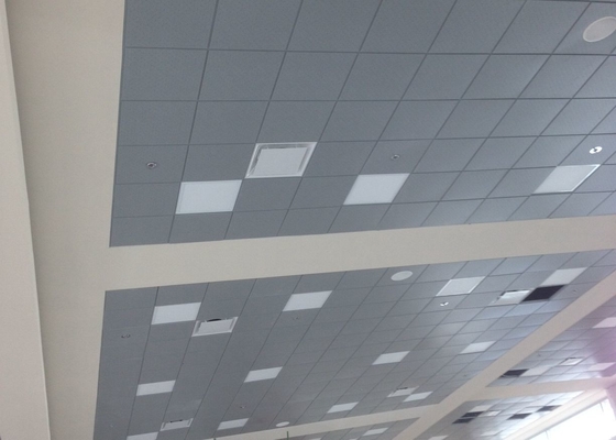 Deckt graue Farbe galvanisierte Stahllage in der Decke 605 x 605mm für Flughafen mit Ziegeln