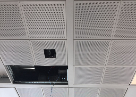 1' ' weißes Klipp der Farbe×1 Perforierungs-Φ2.3 in der Decke für Bürogebäude