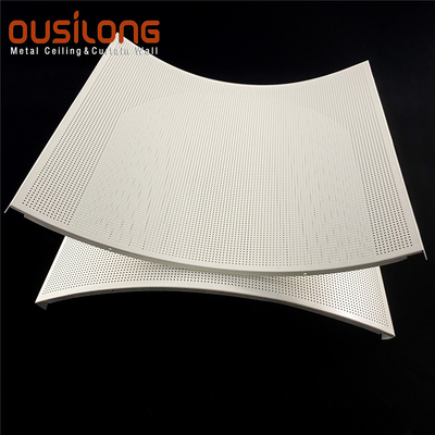 Quadrat verschob Aluminium-Gerichts-Deckenverkleidungen 600*600 T