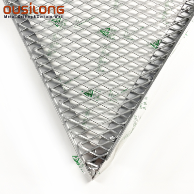 Polygonale Form verschob akustische Aluminiumdeckenverkleidungen