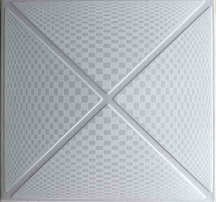 Feuchtigkeitsfeste künstlerische Decke deckt Aluminium für Küche oder Waschraum mit Ziegeln