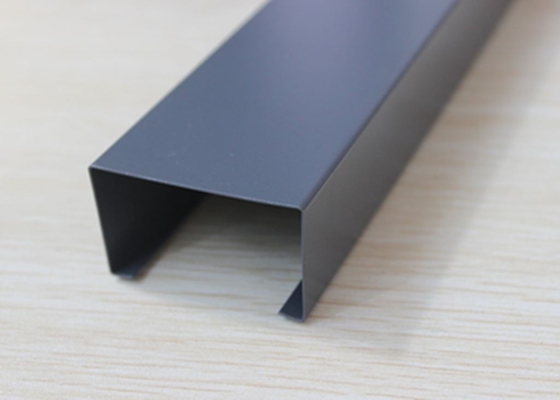 Pulverisieren Sie überzogenes Baumaterial der U-Aluminium Profil-Schirm-Decken-hohen Qualität