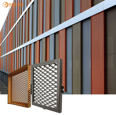 Außenfassadenumhüllung der wand maschen-Deckenverkleidung der dekorativen materiellen Metallaluminium